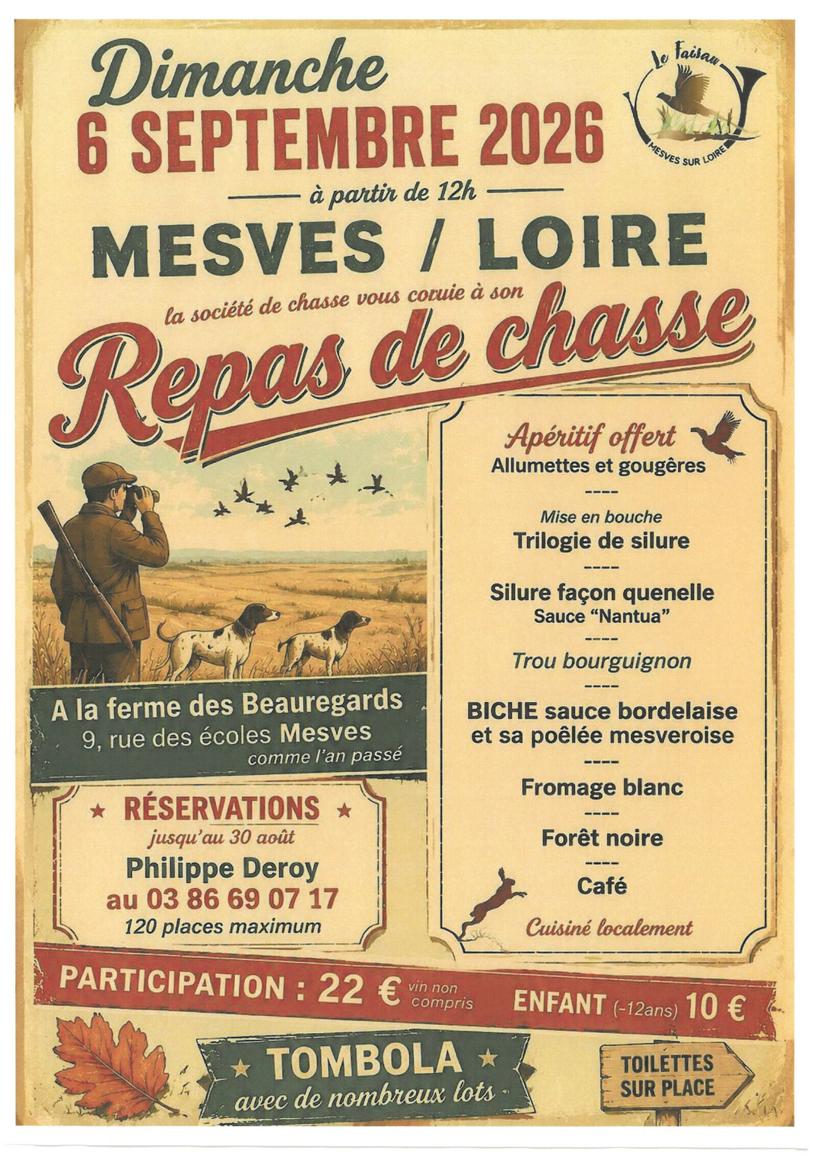 affiche chasse